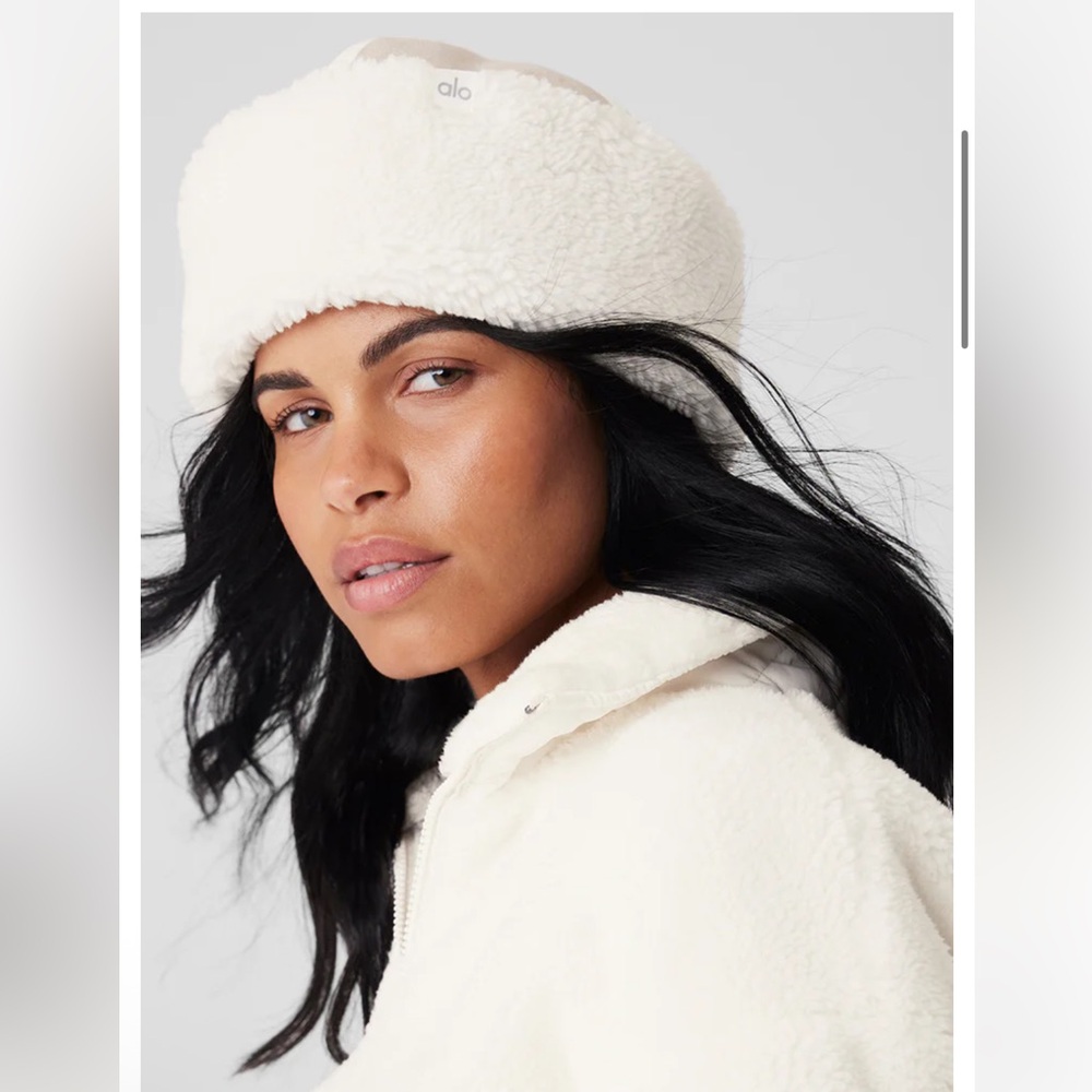 Alo winter fun hat - nude taupe winter hat